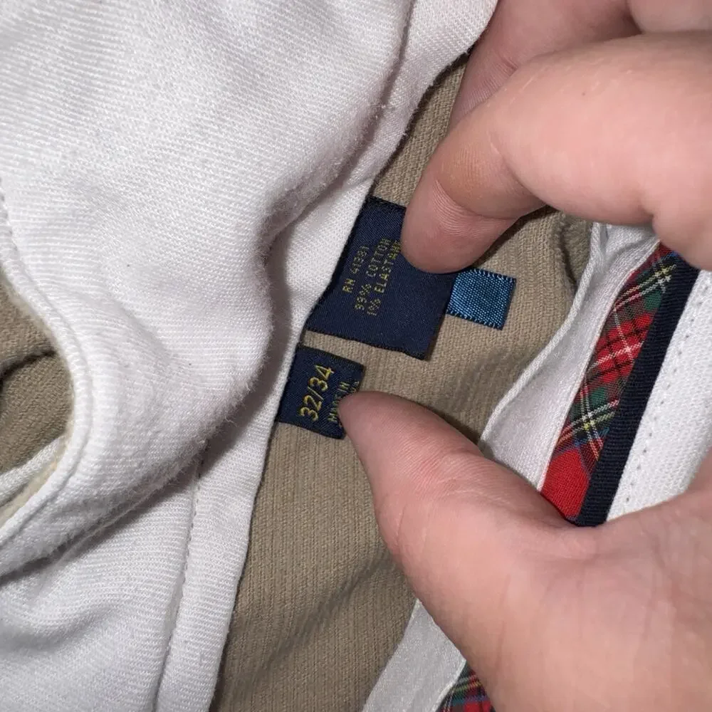 Polo Golf Ralph Lauren Corduroy Pants Tan Men's 32x34 Preppy *Read*